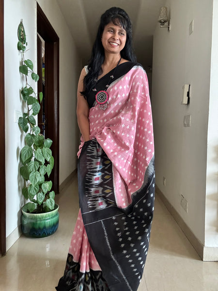 Woven Ikkat Pochampally Cotton saree