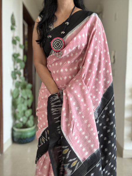 Woven Ikkat Pochampally Cotton saree