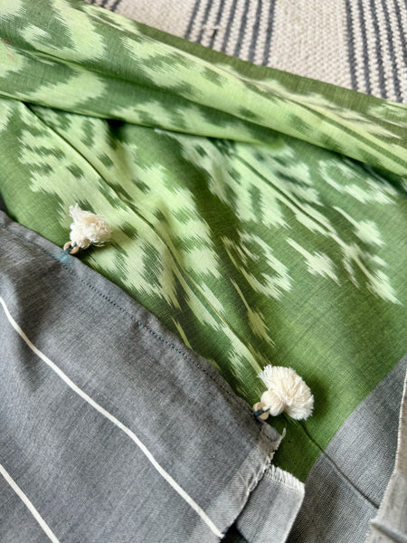 Woven Ikkat Pochampally Cotton saree