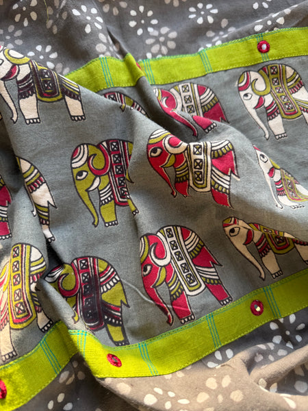 Gajraaj- Patchwork Stole