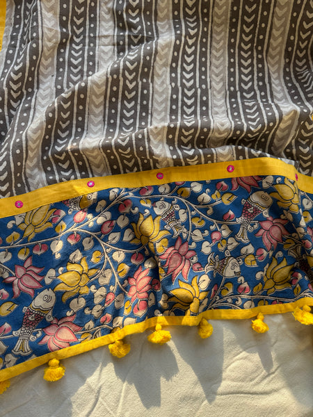 Neer Vaani - Patchwork Stole