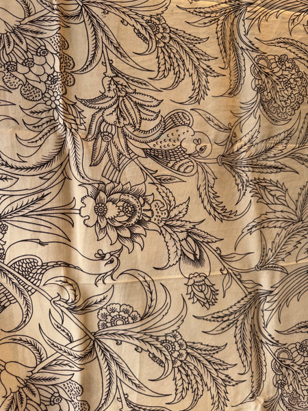 Kalamkari - Printed Bangalore Silk Zari Saree