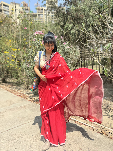 Ramya - jacquard buta cotton saree
