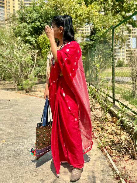 Ramya - jacquard buta cotton saree