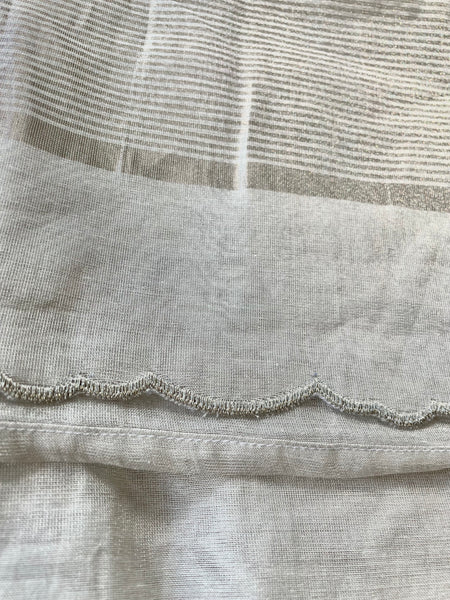 Tissue Chanderi Handwoven Saree - Heavy zari lines pallu