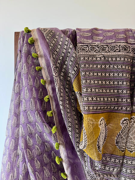 lavendar Mist - kota Doria Saree
