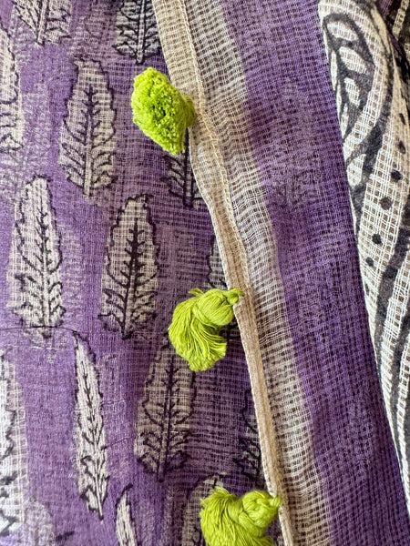 lavendar Mist - kota Doria Saree