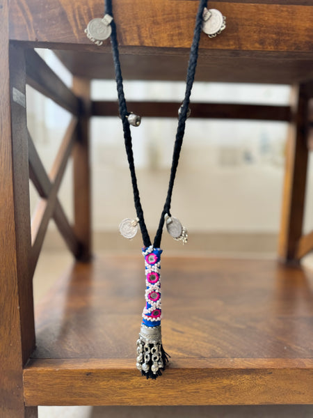 Afghani necklace with embroidery