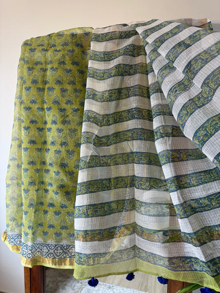 Meadow whisper - kota Doria Saree