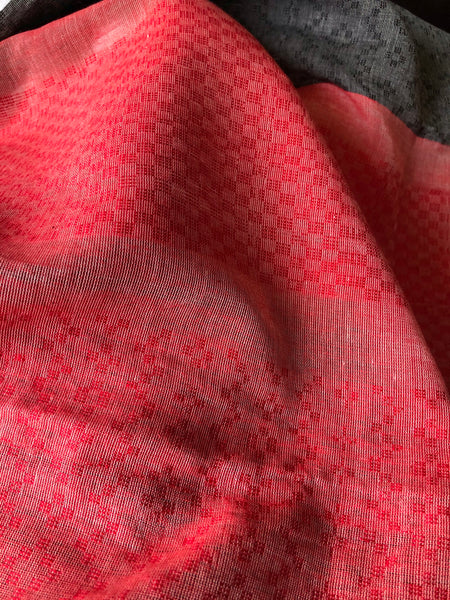 Nargis - Weaving Cotton white Saree