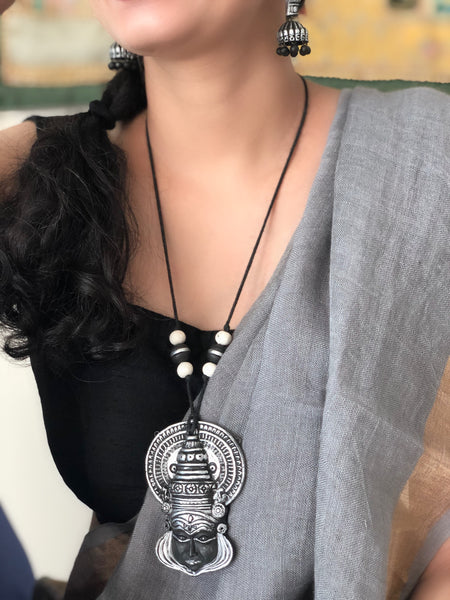 Smoky Grey - Handwoven Linen Saree