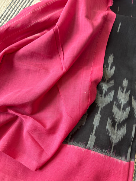 Woven Ikkat Pochampally Cotton saree