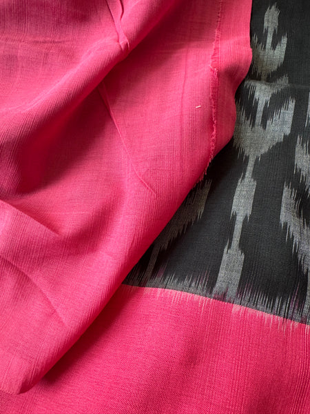 Woven Ikkat Pochampally Cotton saree