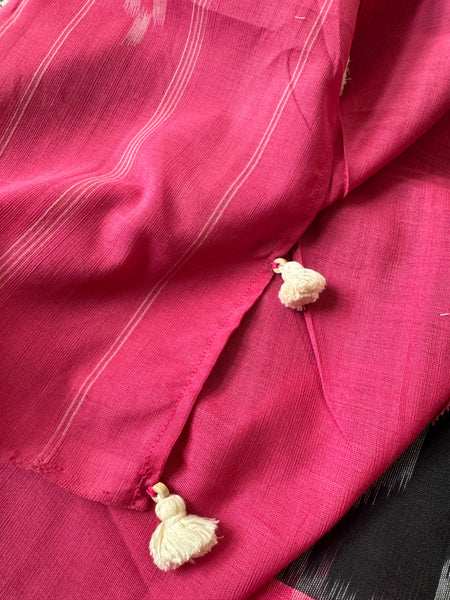 Woven Ikkat Pochampally Cotton saree