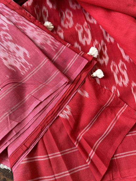 Woven Ikkat Pochampally Cotton saree