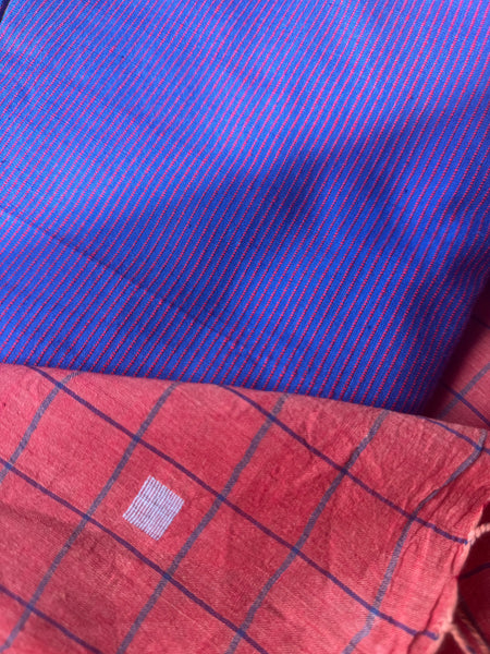 ताना-बाना- Cotton Handwoven Jamdani Saree