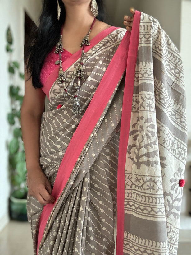 Block printed