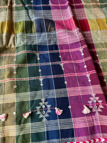 Bhujodi saree - Organic Kala Cotton - Rangdhara