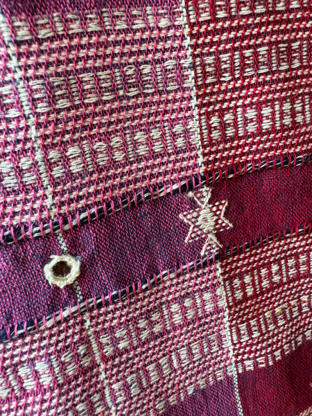 Bhujodi saree - Organic Kala Cotton - Satrangi