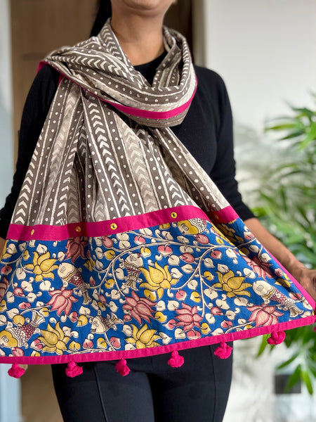 Jal Tarang - Patchwork Stole