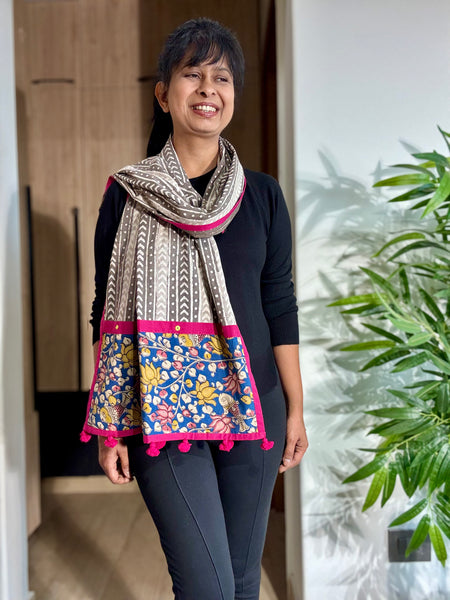 Jal Tarang - Patchwork Stole