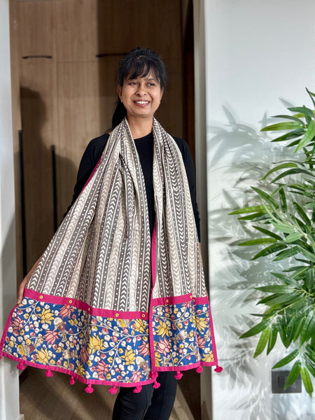 Jal Tarang - Patchwork Stole