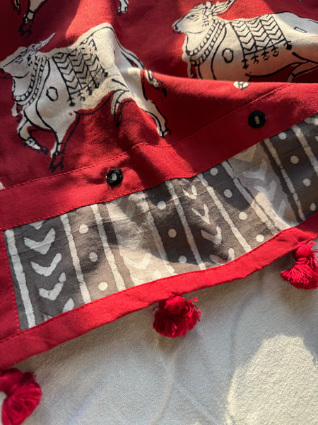 Kamadhenu- Patchwork Stole