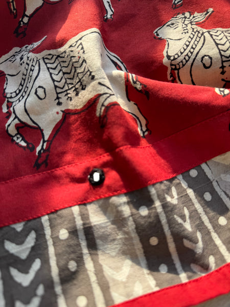 Kamadhenu- Patchwork Stole