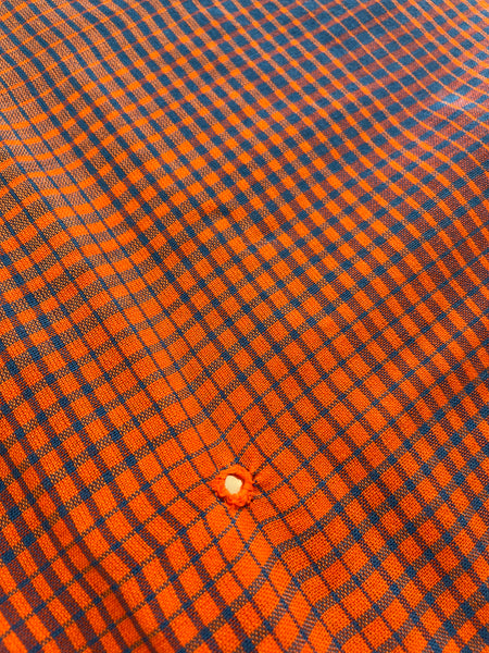 Bhujodi saree - Cotton - Orange