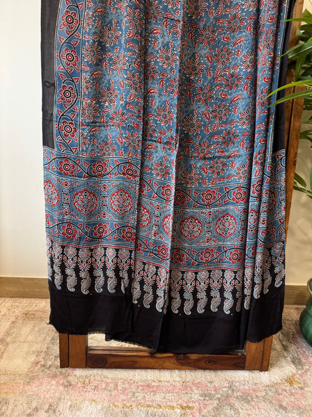 Ajrakh Modal Silk Dupatta