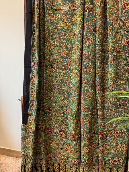 Ajrakh Modal Silk Dupatta