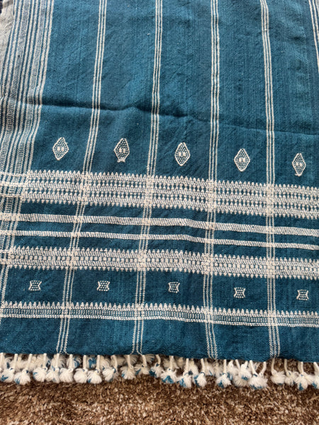 DESI WOOL (sheep wool) NATURAL DYED HAND WOVEN BHUJODI SHAWL