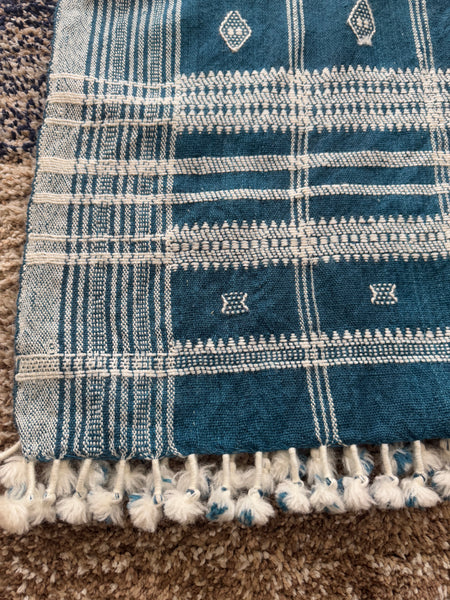 DESI WOOL (sheep wool) NATURAL DYED HAND WOVEN BHUJODI SHAWL