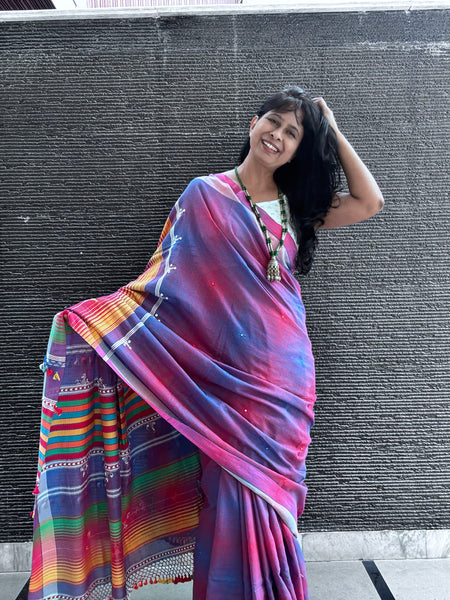 Bhujodi Cotton Saree - Rangriti