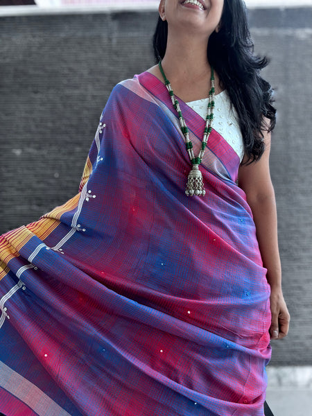 Bhujodi Cotton Saree - Rangriti