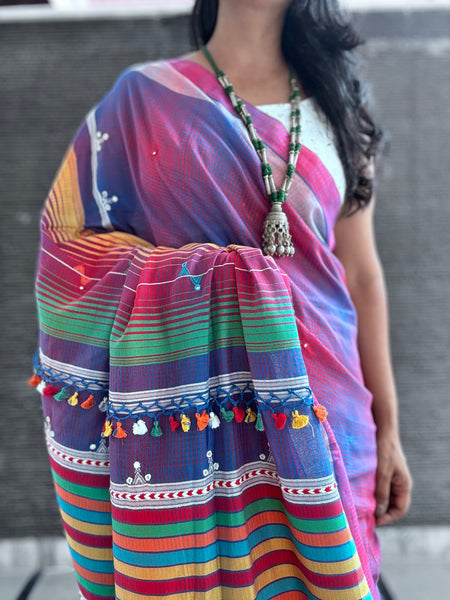 Bhujodi Cotton Saree - Rangriti