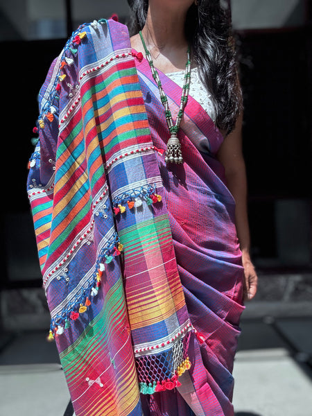 Bhujodi Cotton Saree - Rangriti