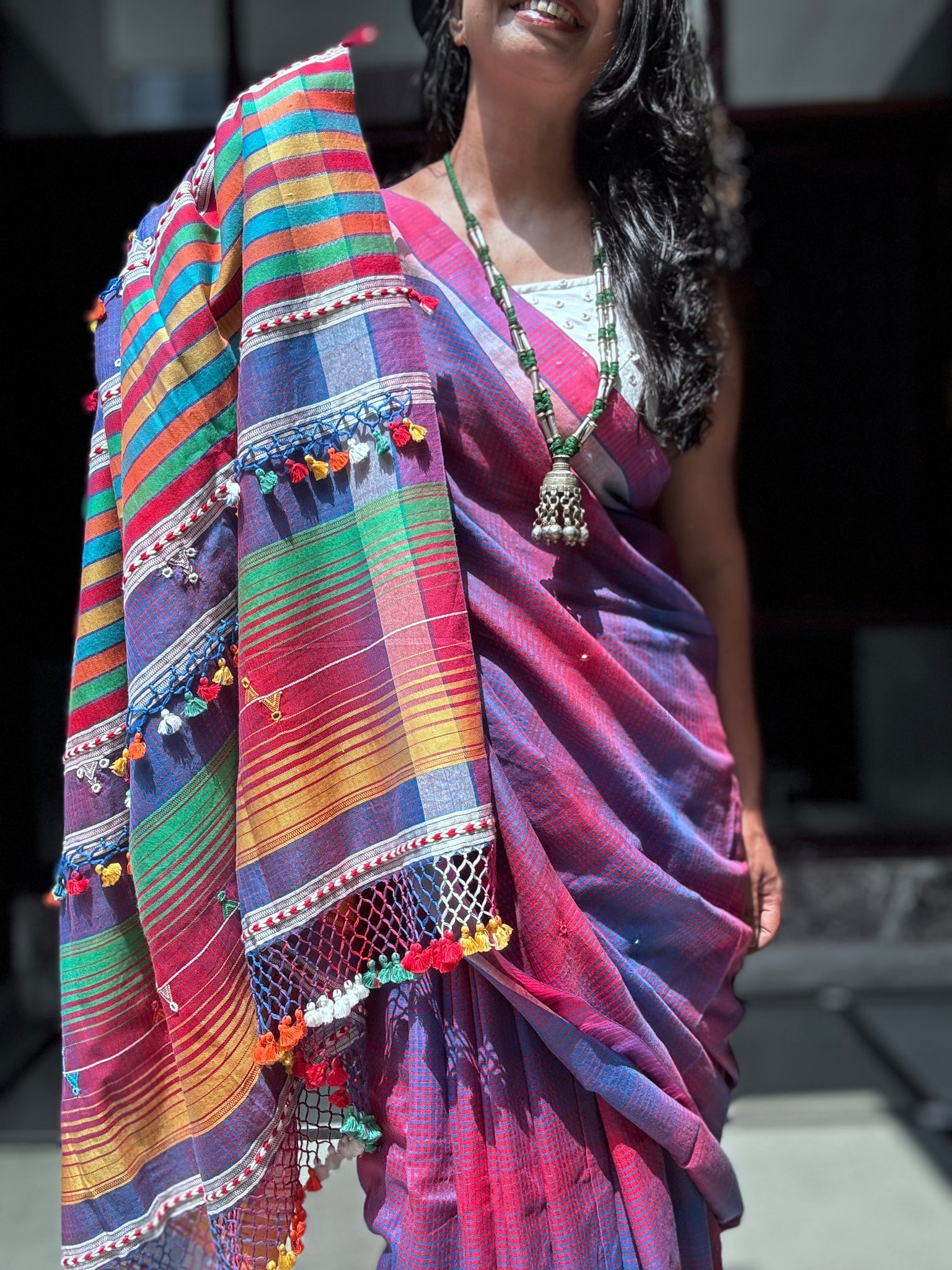 Bhujodi Cotton Saree - Rangriti
