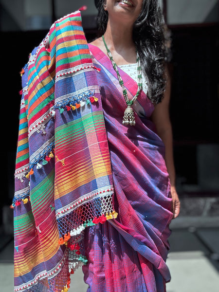 Bhujodi Cotton Saree - Rangriti