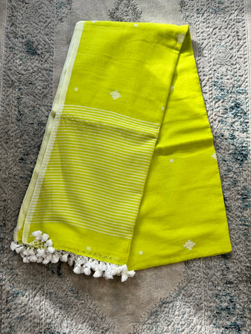 Kiara - jacquard buta cotton saree