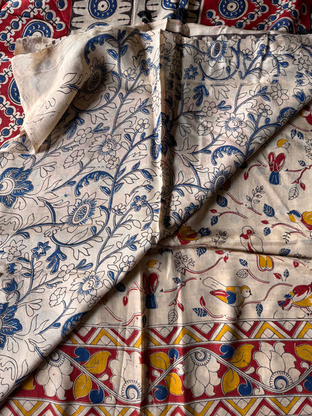 Kalamkari - Printed Bangalore Silk Saree