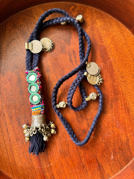 Afghani necklace with embroidery
