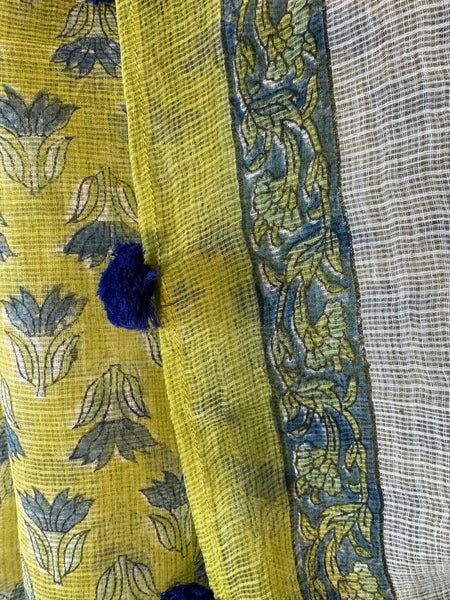 Meadow whisper - kota Doria Saree