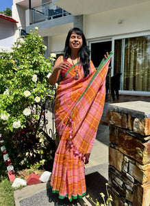 Urban Tana - Handwoven Linen Saree
