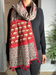 Gajraaj - Patchwork Stole