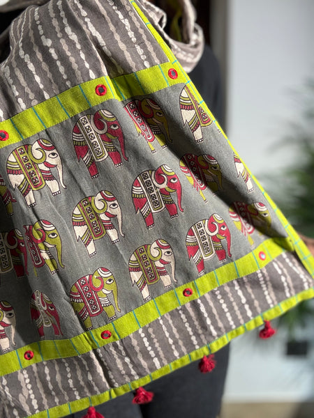 Gaj Gamini - Patchwork Stole