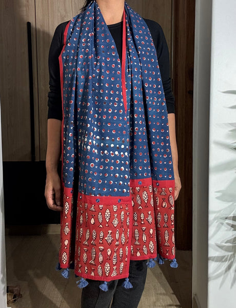 Matsya - Patchwork Stole