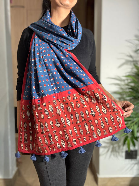 Matsya - Patchwork Stole