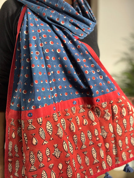 Matsya - Patchwork Stole