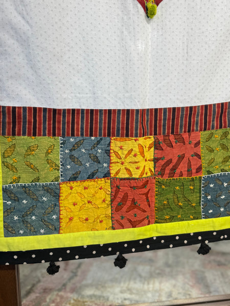 Bird Patchwork dupatta / stole